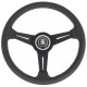 Volanti Nardi Classic ND34 Steering Wheel, 40mm Dish, black spokes, black leather | race-shop.it