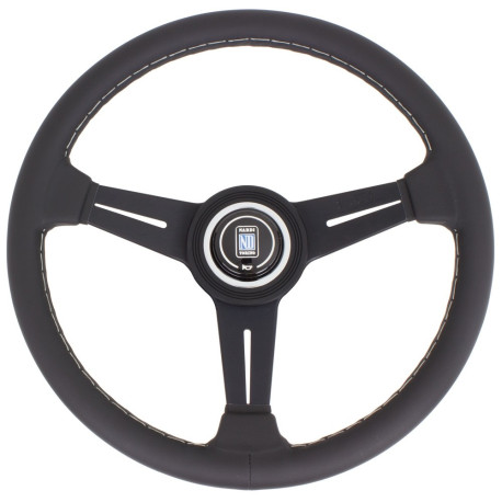 Volanti Nardi Classic ND34 Steering Wheel, 40mm Dish, black spokes, black leather | race-shop.it