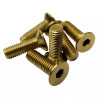 NRG Kit delle viti del volante (Piatto) - Chrome gold