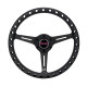 Volanti NRG Prisma Labs 3-spoke aluminium steering wheel (330mm). black | race-shop.it