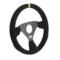 Volante a 3 razze OMP 320 ALU RALLY 320mm Piatto