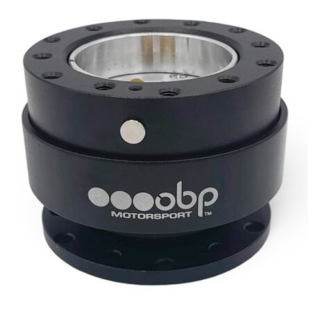Mozzi volante Universali a sgancio rapido OBP Motorsport steering wheel quick release hub, black | race-shop.it