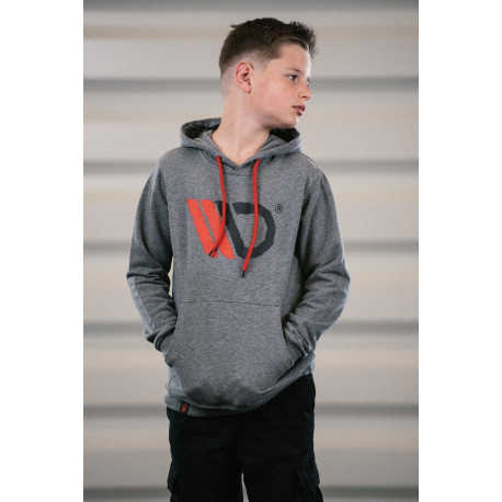 Magliette MAXTON Design felpa con cappuccio per bambini, grigia | race-shop.it