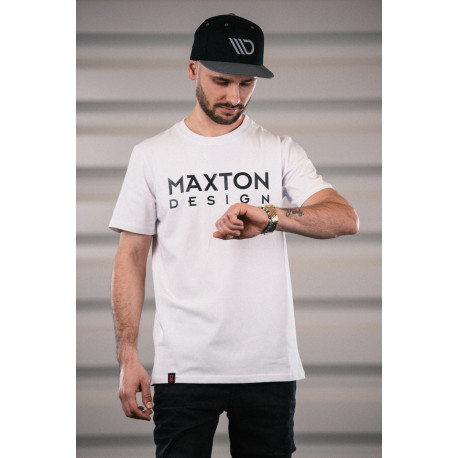 Magliette T-shirt da uomo MAXTON DESIGN, bianco | race-shop.it