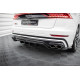 Body kit e accessori visivi MAXTON DESIGN splitter posteriore per Audi SQ8 Mk1 (con barre verticali), nero lucido | race-shop.it