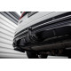 Body kit e accessori visivi MAXTON DESIGN splitter posteriore per Audi SQ8 Mk1 (con barre verticali), nero lucido | race-shop.it