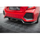 Body kit e accessori visivi Splitter posteriore (con strisce verticali) Honda Civic SI Mk10 | race-shop.it