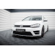 Body kit e accessori visivi MAXTON DESIGN splitter anteriore per Volkswagen Golf R / R-Line Mk7, nero lucido, V5 | race-shop.it