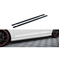 MAXTON DESIGN diffusori minigonne per Volkswagen Golf R / R-Line Mk7, nero lucido, V3