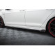Body kit e accessori visivi MAXTON DESIGN diffusori minigonne + alette per Volkswagen Golf R / R-Line Mk7, nero lucido, V3 | race-shop.it