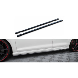 MAXTON DESIGN diffusori minigonne per Volkswagen Golf R / R-Line Mk7, nero lucido, V4