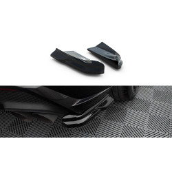MAXTON DESIGN splitter laterali posteriori per Porsche Macan GTS Mk1 Facelift 2, nero lucido