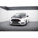 Body kit e accessori visivi MAXTON DESIGN splitter anteriore + alette per Ford Fiesta ST Mk7 Facelift, nero lucido, V6 | race-shop.it