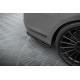 Body kit e accessori visivi MAXTON DESIGN splitter posteriore per BMW 7 G11 M-Pack Facelift (con barre verticali), nero lucido, V2 | race-shop.it