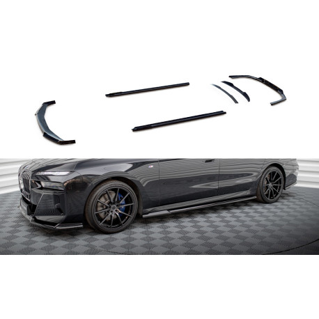 Body kit e accessori visivi MAXTON DESIGN set di splitter per BMW 7 M-Pack / M760e / i7 M-Pack G70 | race-shop.it