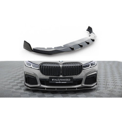 MAXTON DESIGN splitter anteriore per BMW 7 M-Pack G11 Facelift, carbonio