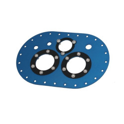 ATL Piastra di riempimento doppia in alluminio - 6"X10"