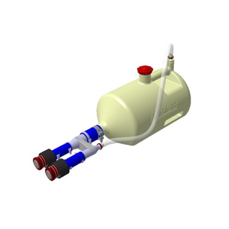 Contenitori ATL 1.5" Dual Set serbatoio di rifornimento con collo dritto | race-shop.it