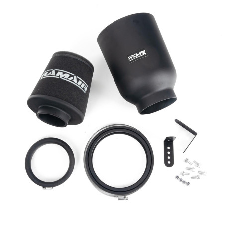 Filtri aria Universali ProMax Filtro universale grande con collo in gomma in airbox chiuso con un set di riduzione 90, 85, 80, 76, 70mm | race-shop.it