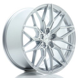 Japan Racing JR46 19x9 ET20-40 5H BLANK Argentato con bordo lavorato