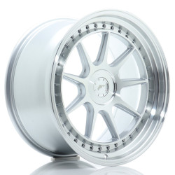 Japan Racing JR47 19x10 ET15-40 5H BLANK Argentato lavorato