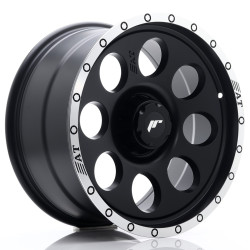 Japan Racing JRX4 18x9 ET0-20 6H BLANK Opaco Nero con bordo lavorato