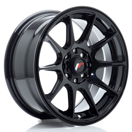 Cerchi in lega Japan Racing JR11 15x7 ET30 4H Blank Nero lucido | race-shop.it