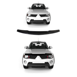 RACES Front hood deflector 4MM (LARGE) L200 2007-2014