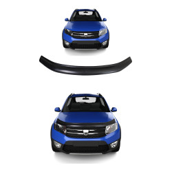 RACES Front hood deflector 4MM DACIA SANDERO STEPWAY 2013-2019