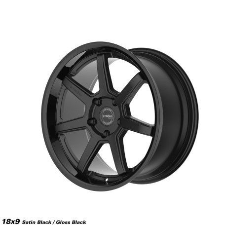 ALU disky STROM STROM DS-15 cerchio 18x9 5x114.3 73.1 ET30, Gloss Black / Satin Black Face | race-shop.it