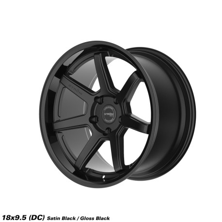 ALU disky STROM STROM DS-15 cerchio 18x9.5 5x114.3 73.1 ET10, Gloss Black / Satin Black Face | race-shop.it