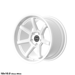STROM DS-15 cerchio 18x10.5 5x120 72.6 ET8, Full Gloss White
