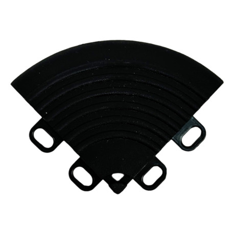 Tende di servizio e coperture RACES Pavimentazione modulare - Angolo, Nero | race-shop.it