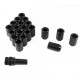 Bazár Set di dadi imbus + chiave, 20pcs, M12x1,5 INCOMPLETO | race-shop.it