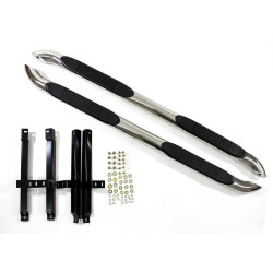 Pedane laterali in acciaio inox per KIA Sportage 2004-2009