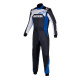 Tuta da corsa omologata FIA ALPINESTARS Atom, nero/argento/blu
