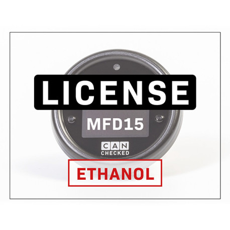 CANCHECKED display CANchecked Licenza Etanolo per MFD15 | race-shop.it