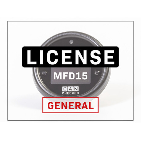 CANCHECKED display CANchecked licenza Full Unlock (LiveLogging, Ethanol, MPP2, CANswitch) per MFD15 | race-shop.it