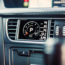 CANchecked display nella presa d`aria Audi A5 8T LHD MFD28 Gen2