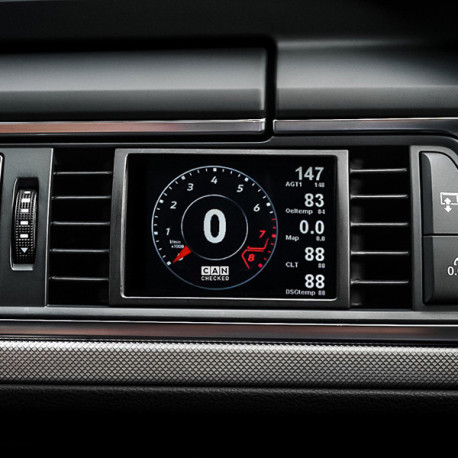 CANCHECKED display CANchecked air vent display Audi A6 C7 (4G) RHD MFD32 Gen2 | race-shop.it