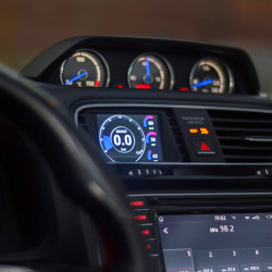 CANchecked display nella presa d`aria VW Scirocco MK3 FL LHD MFD28 Gen2