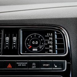 CANchecked air vent display VW Polo MK5 6R (inkl. WRC) RHD MFD32 Gen2