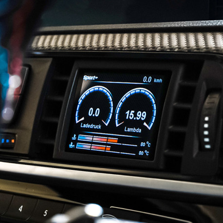 CANCHECKED display CANchecked display nella presa d`aria BMW 3-series F30/F31/F34/F35/F80 RHD MFD28 Gen2 | race-shop.it