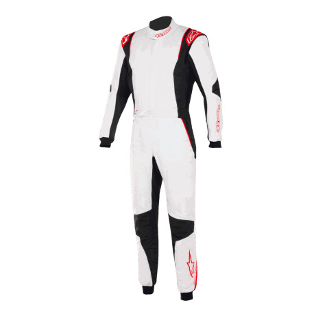 Tute Alpinestars FIA tuta da gara GP Tech V4, Bianco/Nero/Rosso | race-shop.it