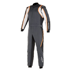 Alpinestars FIA tuta da gara GP Race V2, Antracite/Bianco/Arancione