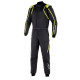 Alpinestars FIA tuta da gara GP Race V2, Nero/Giallo Flou