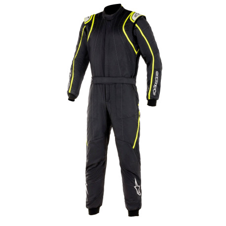 Tute Alpinestars FIA tuta da gara GP Race V2, Nero/Giallo Flou | race-shop.it