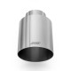 With one outlet RM Motors terminale in acciaio inox satinato KPCS 76mm, ingresso 63,5mm | race-shop.it