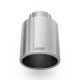 With one outlet RM Motors terminale in acciaio inox satinato KPZS 89mm, ingresso 50mm | race-shop.it