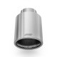 With one outlet RM Motors terminale in acciaio inox satinato KPZS/DP 76mm, ingresso 63,5mm | race-shop.it